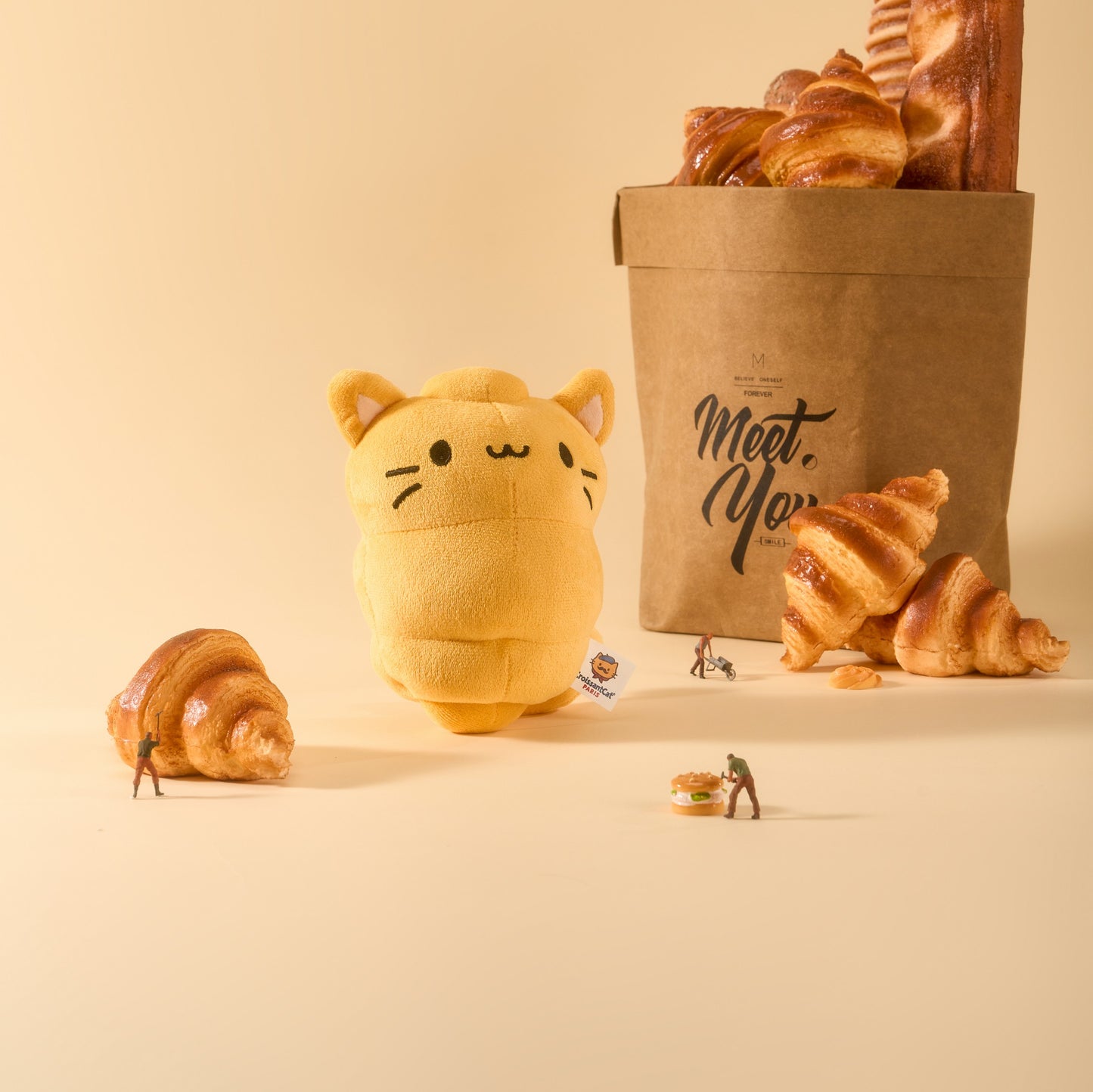 Classic Croissant Cat Plush