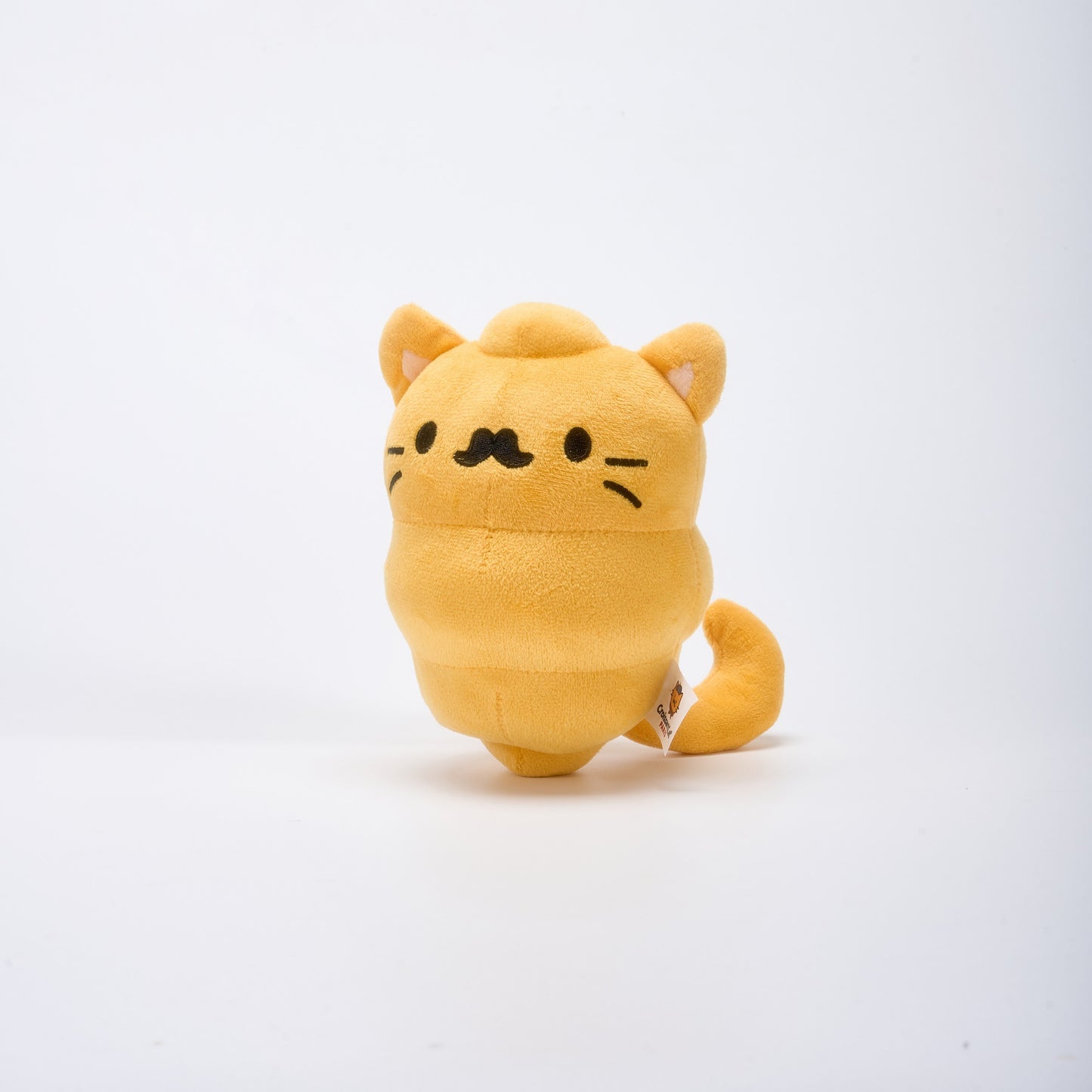 Mustache Croissant Cat Plush